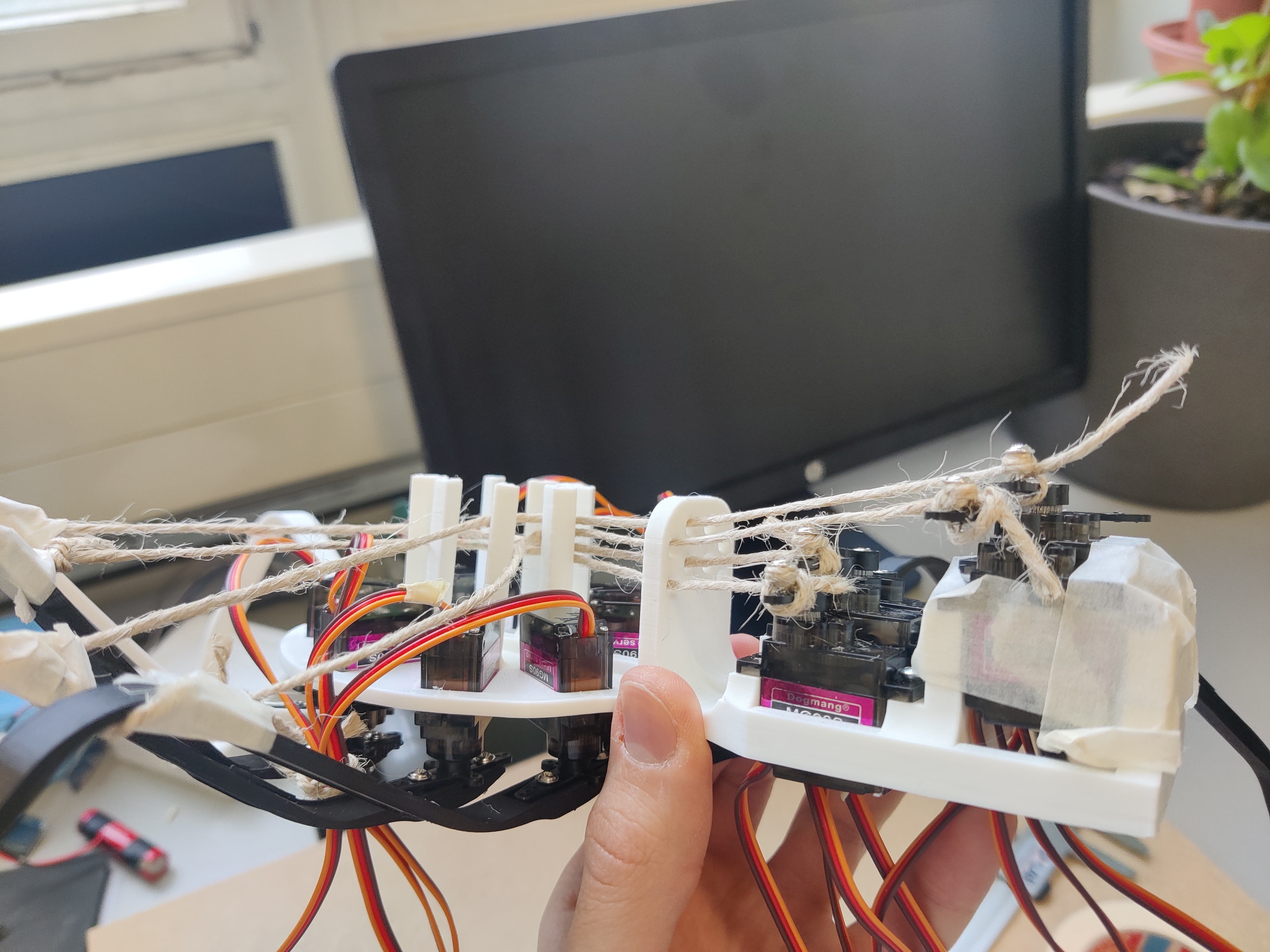 Rope installation detail